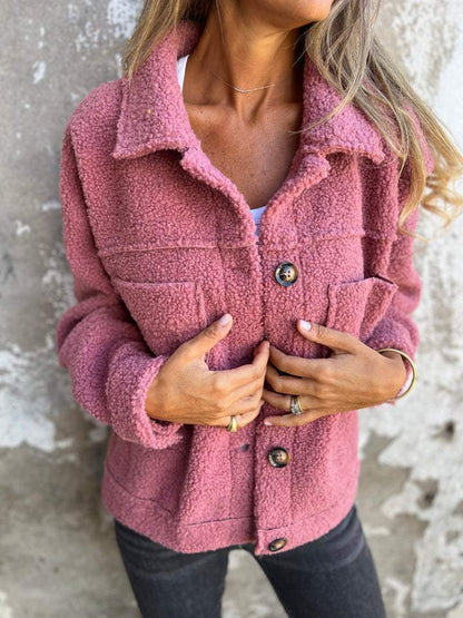 Manteau Femme Hiver en Laine d’Agneau – Élégance et Chaleur Chic