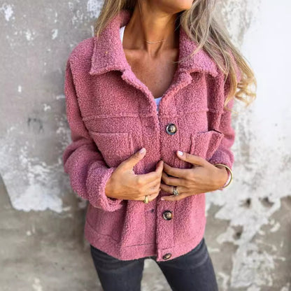 Manteau Femme Hiver en Laine d’Agneau – Élégance et Chaleur Chic