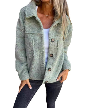 Manteau Femme Hiver en Laine d’Agneau – Élégance et Chaleur Chic