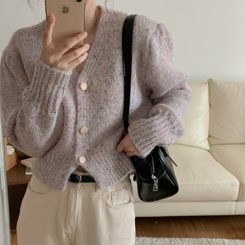 Pull Femme Col V Élégant et Confortable